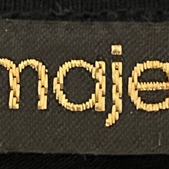 Maje midi dress - Size XS - Colors: black, white, pink and marigold - Picture 6 of 6